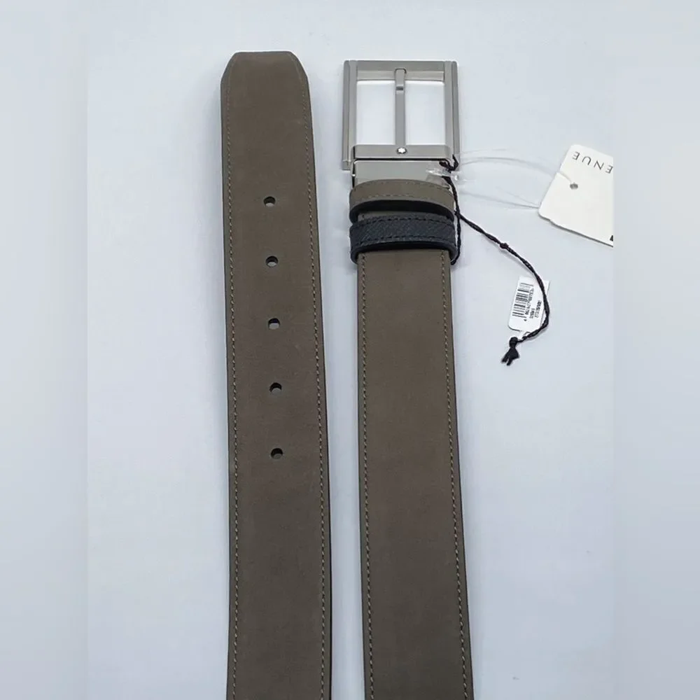 Montblanc Trapeze Adjustable & Reversible Leather Belt