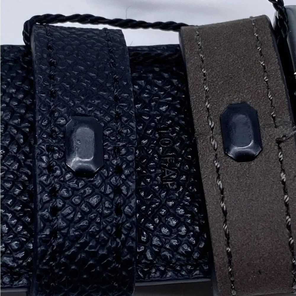 Montblanc Trapeze Adjustable & Reversible Leather Belt