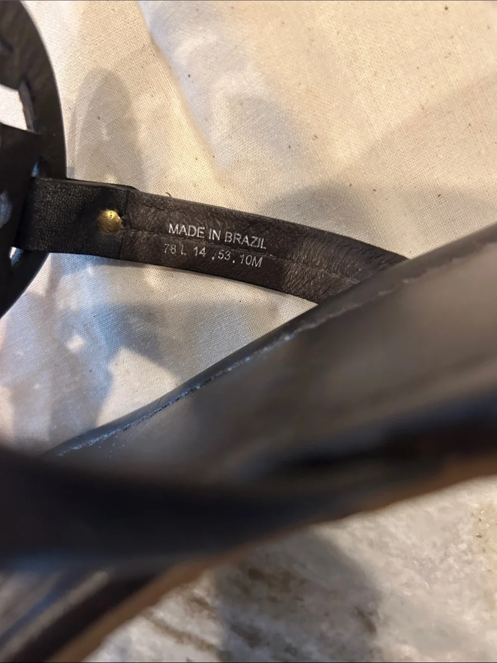 Tory Burch Black Leather Miller Logo Thong Sandals with Snakeskin Medallions