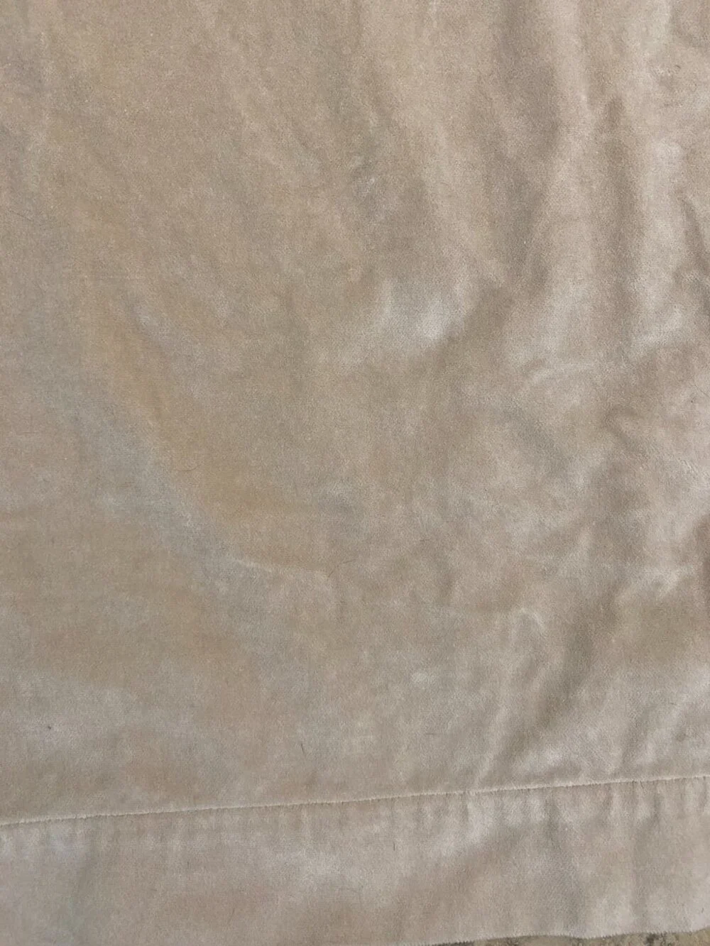 West Elm 100% Cotton Set of 2 Curtains Beige 48x84 Luxe Plush Velvet Neutral