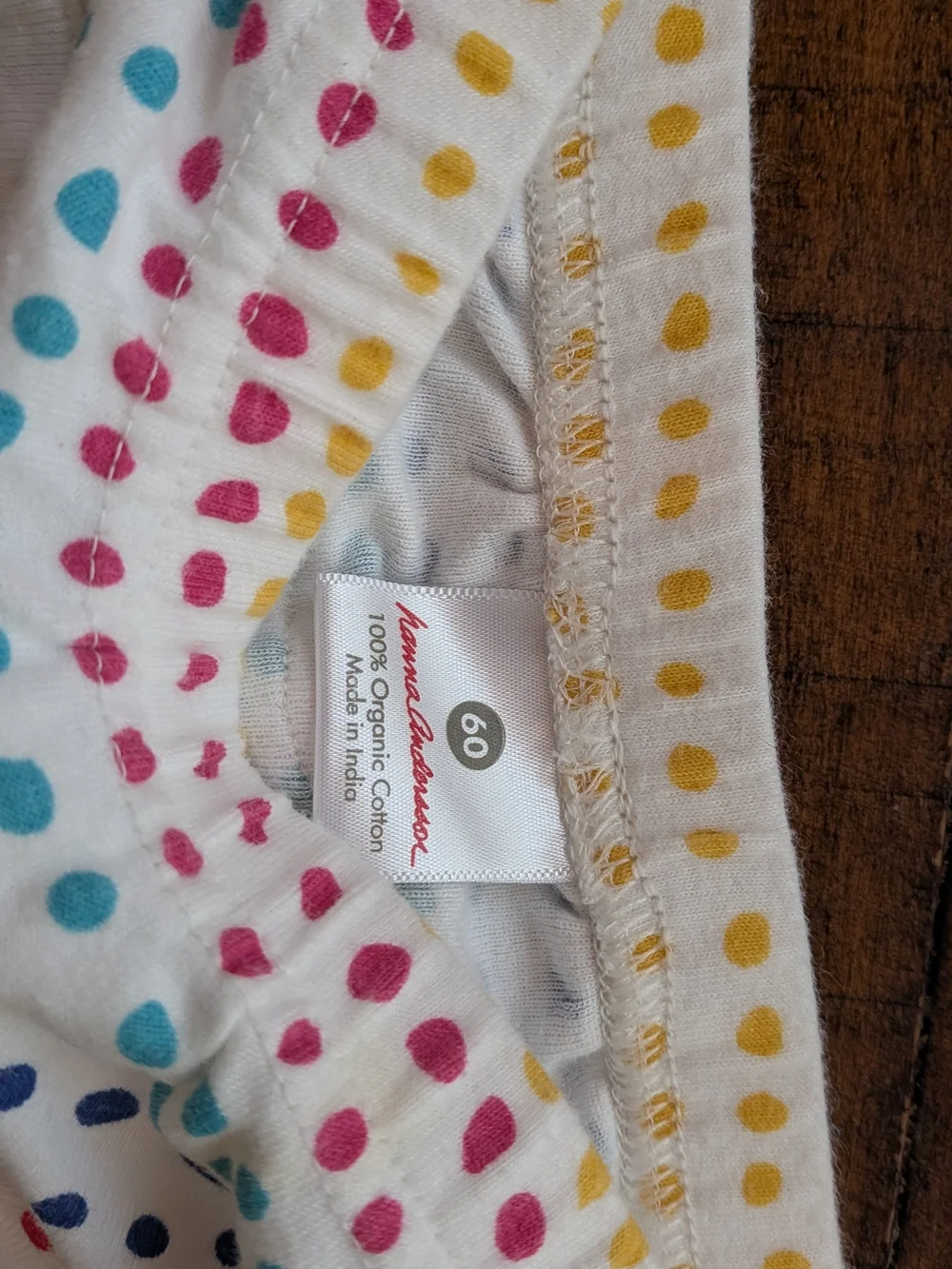 Hanna Andersson dots organic warm