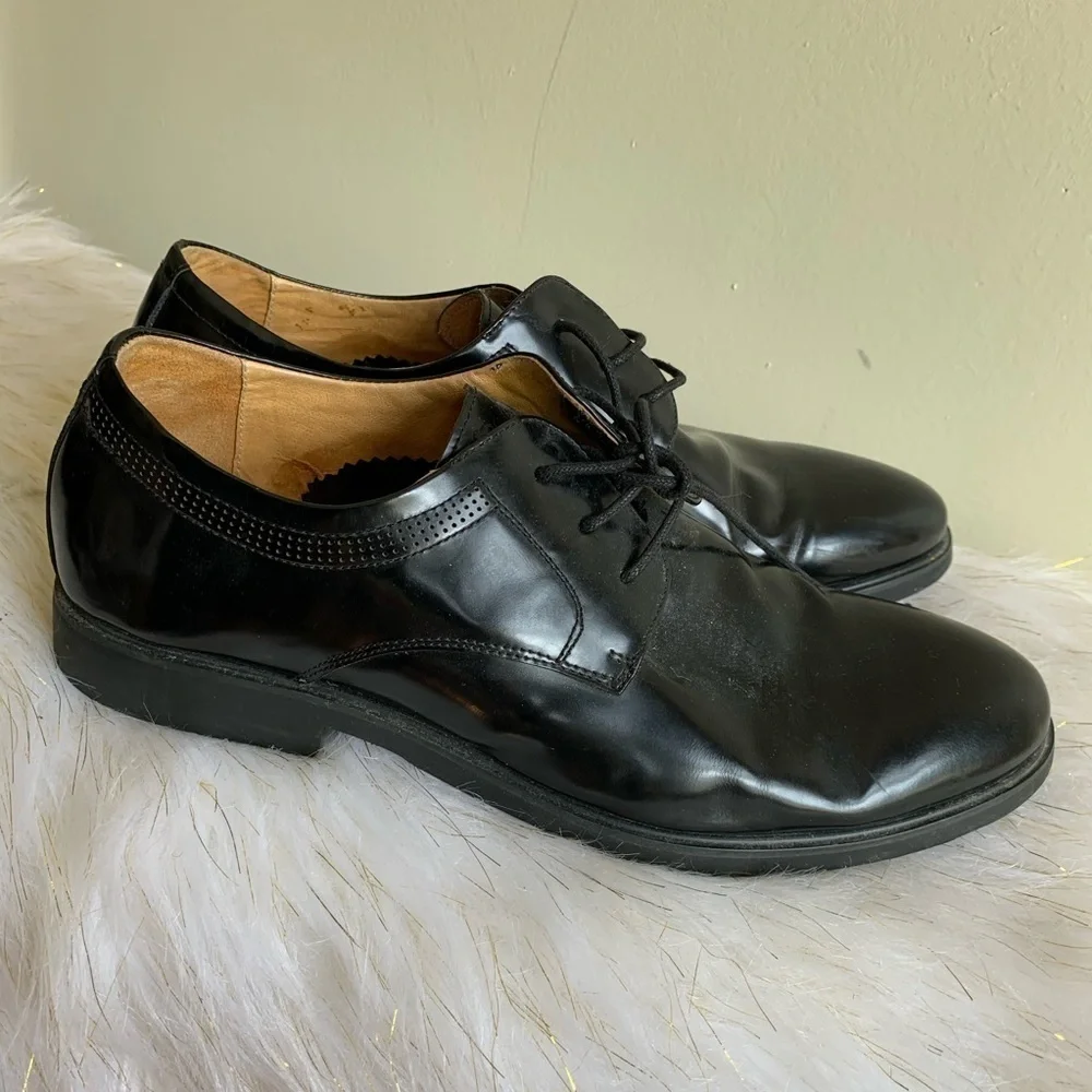 Montagut black leather shoes size 9.5