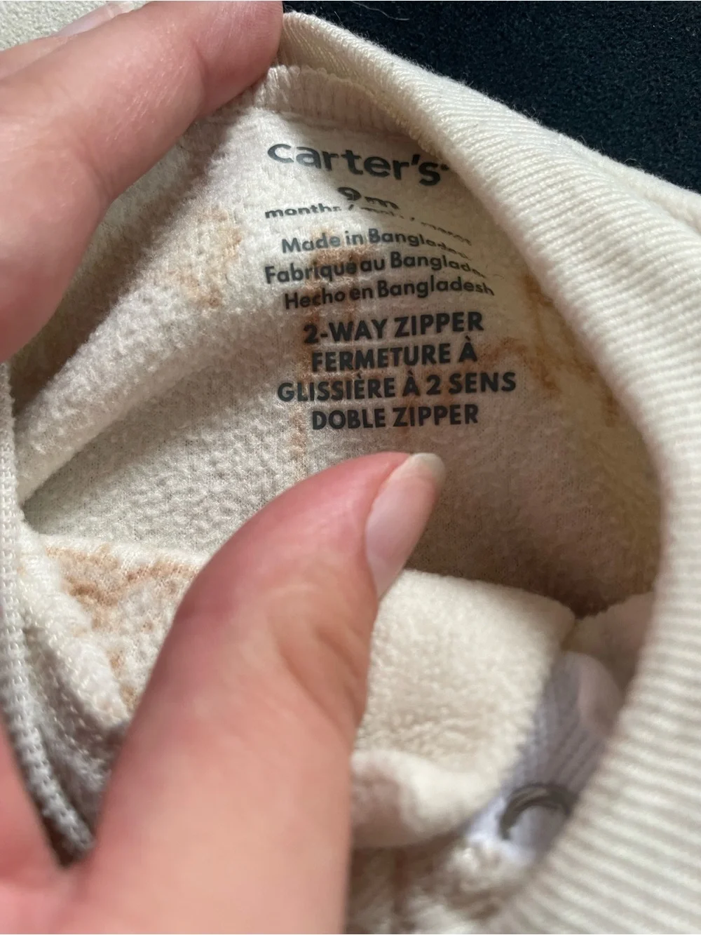 Carters print grey