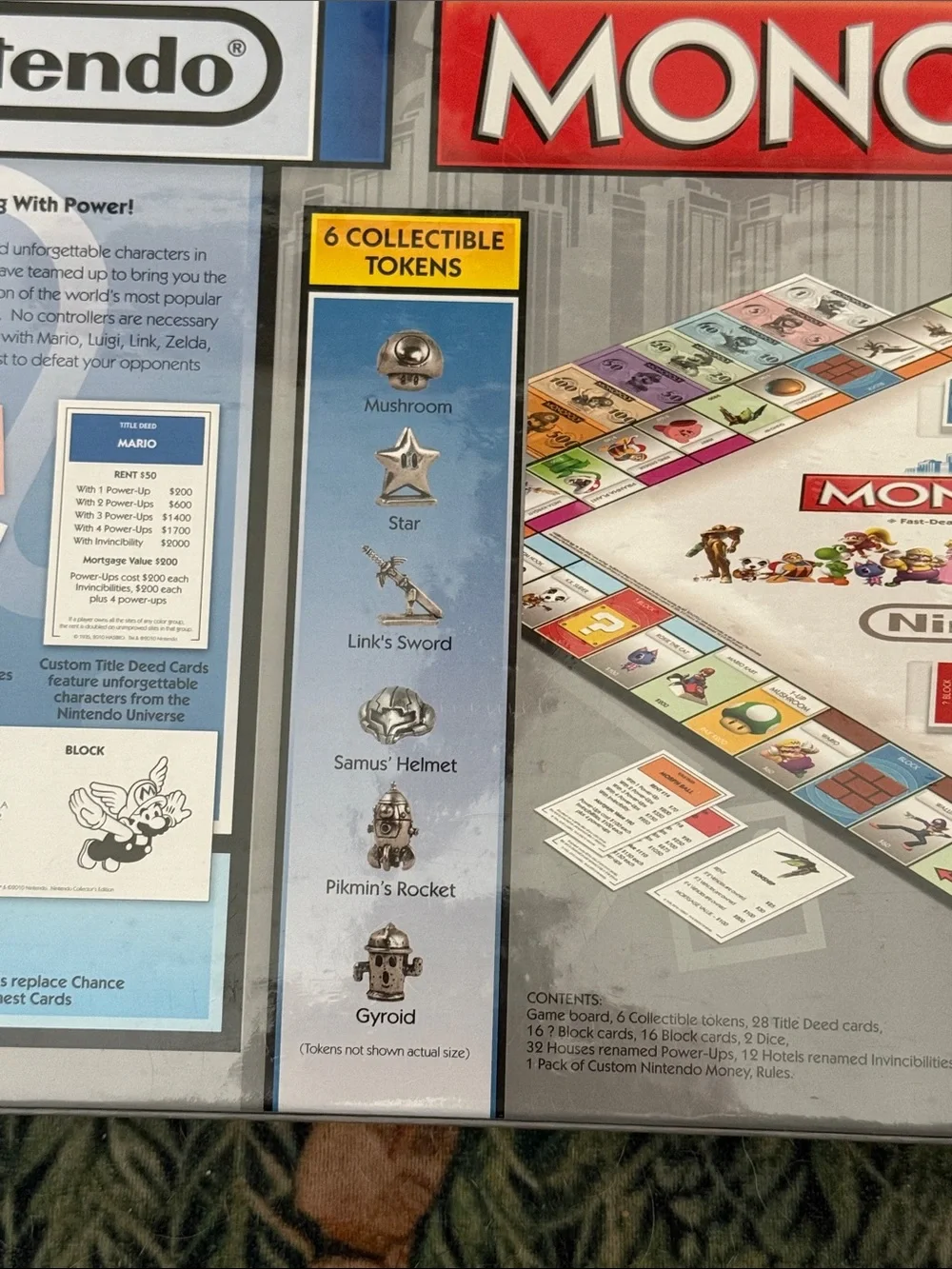 Sealed 🍄 Nintendo Monopoly Collector's Edition - White, Red & Green