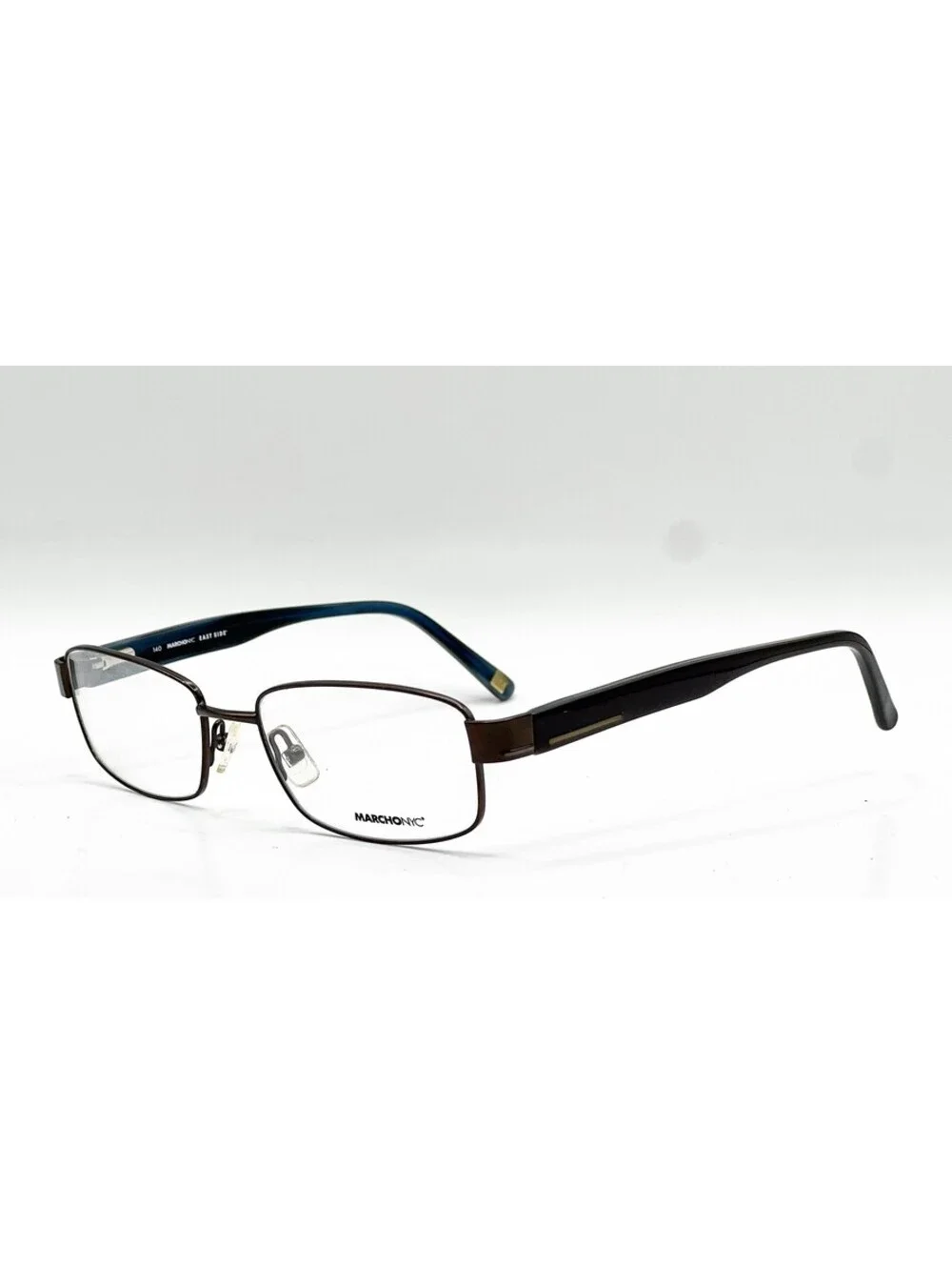 Marchon Nyc Standard 210 Brown Authentic Eyeglasses 52-17-140