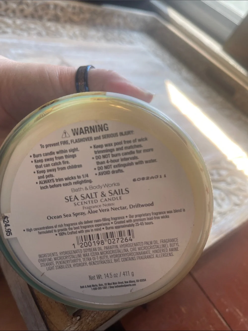 Bath & Body Works coastal scented