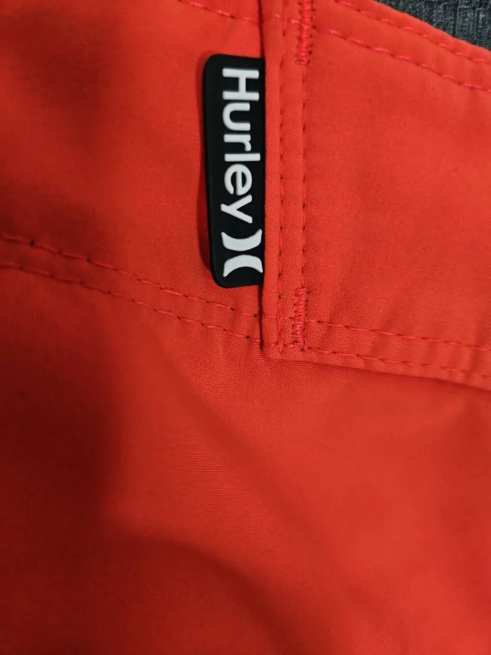 Hurley Phantom Board Shorts Men's 32 Red Swim Trunks Drawstring Pockets Beach