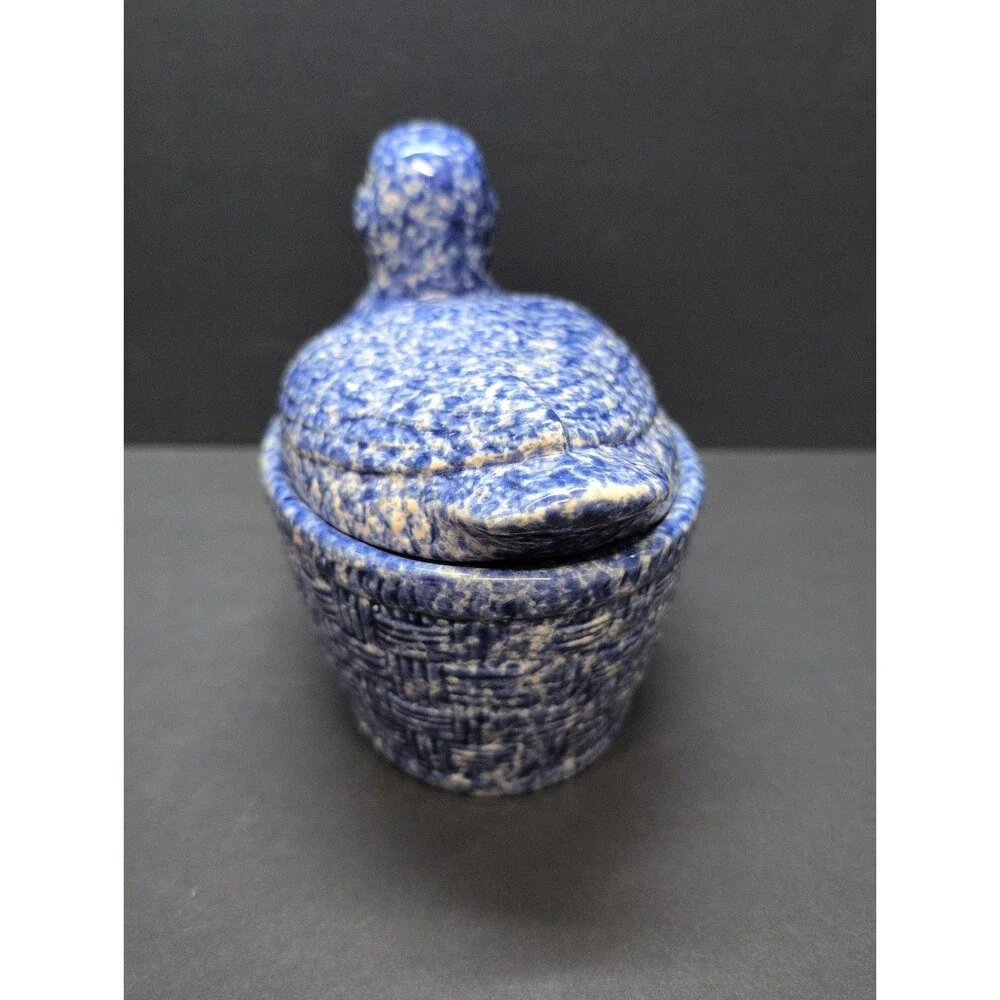 Cordon Bleu spongeware blue