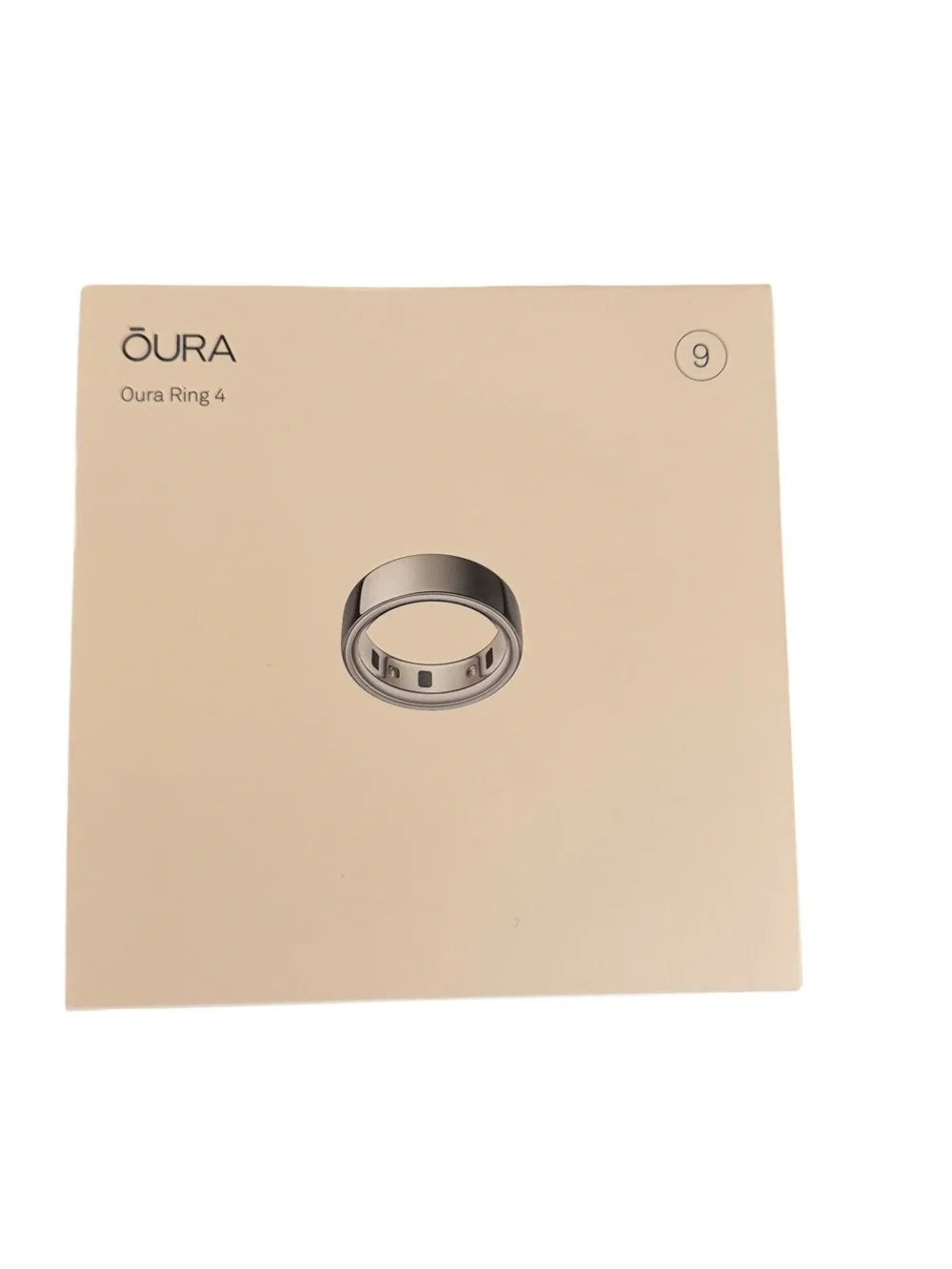 Oura Ring 4 Silver Size 9 Smart Ring Sleep Fitness Health Tracker Barely Used