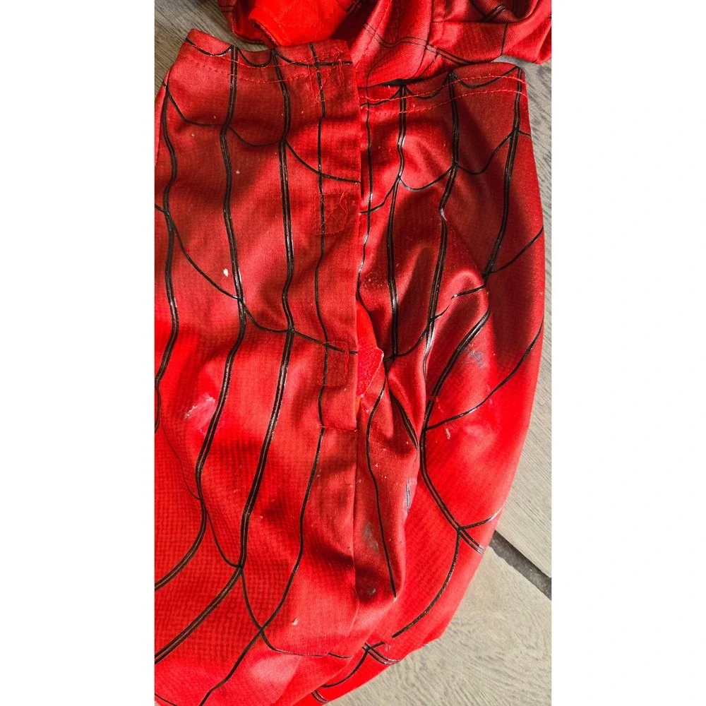 Disney Marvel Spider-Man Far From Home Kids Costume Red Black Size 7/8 Mask Set