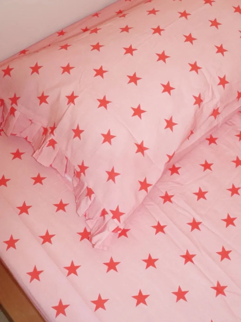 Play linen pink star