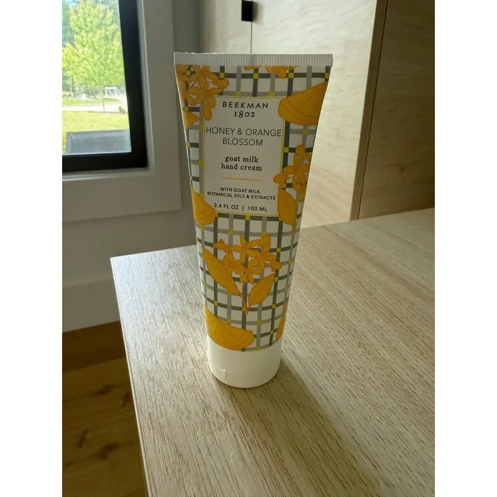 $24 New Beekman 1802 Honey & Orange Blossom Goat Milk Hand Cream 3.4oz Sealed