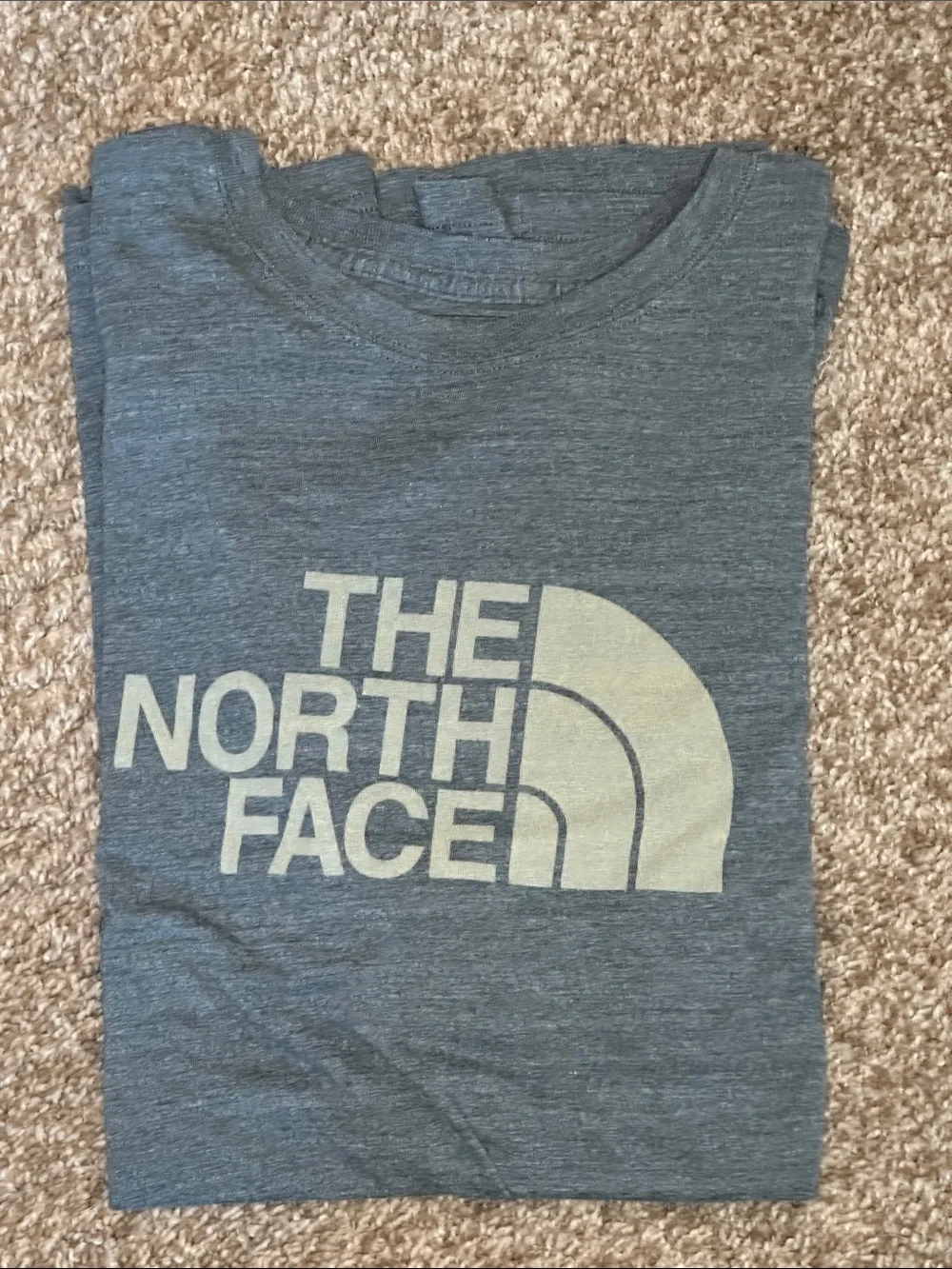 The North Face Mens' Gray Heather Logo Tee
