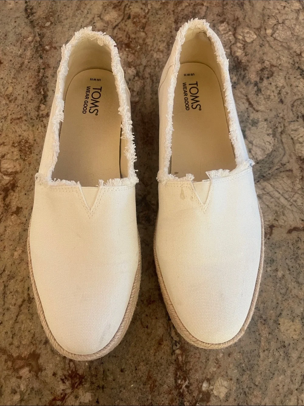 TOMS Valencia Platform Espadrille Flats S:11