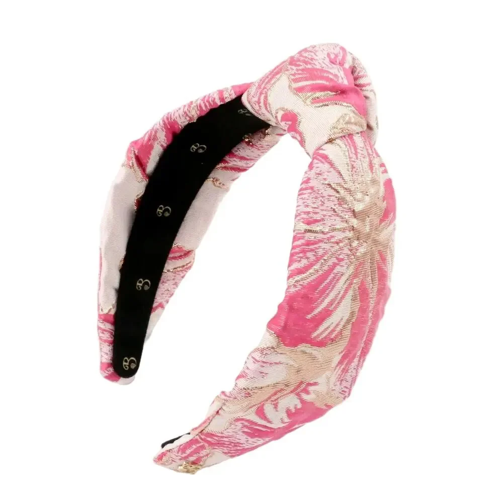 The Fuchsia Hibiscus Brocade