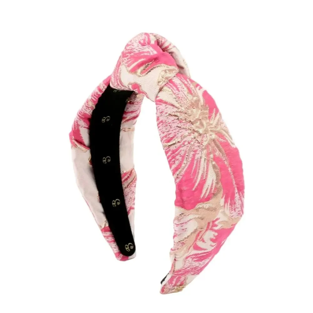 The Fuchsia Hibiscus Brocade