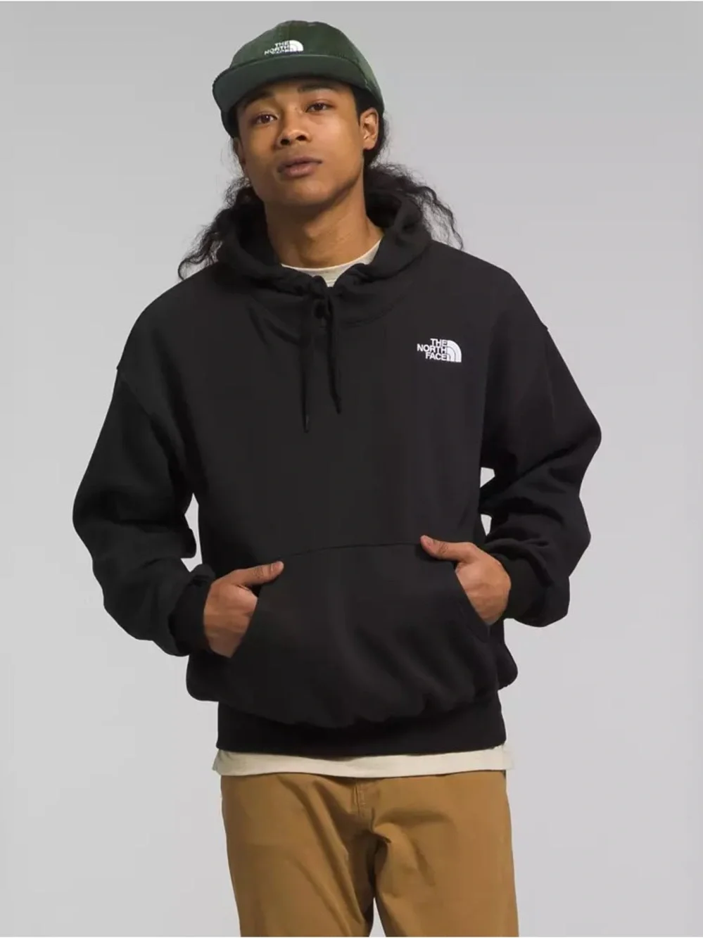NWT The North Face Black Evolution Vintage Hoodie Men's Size Small