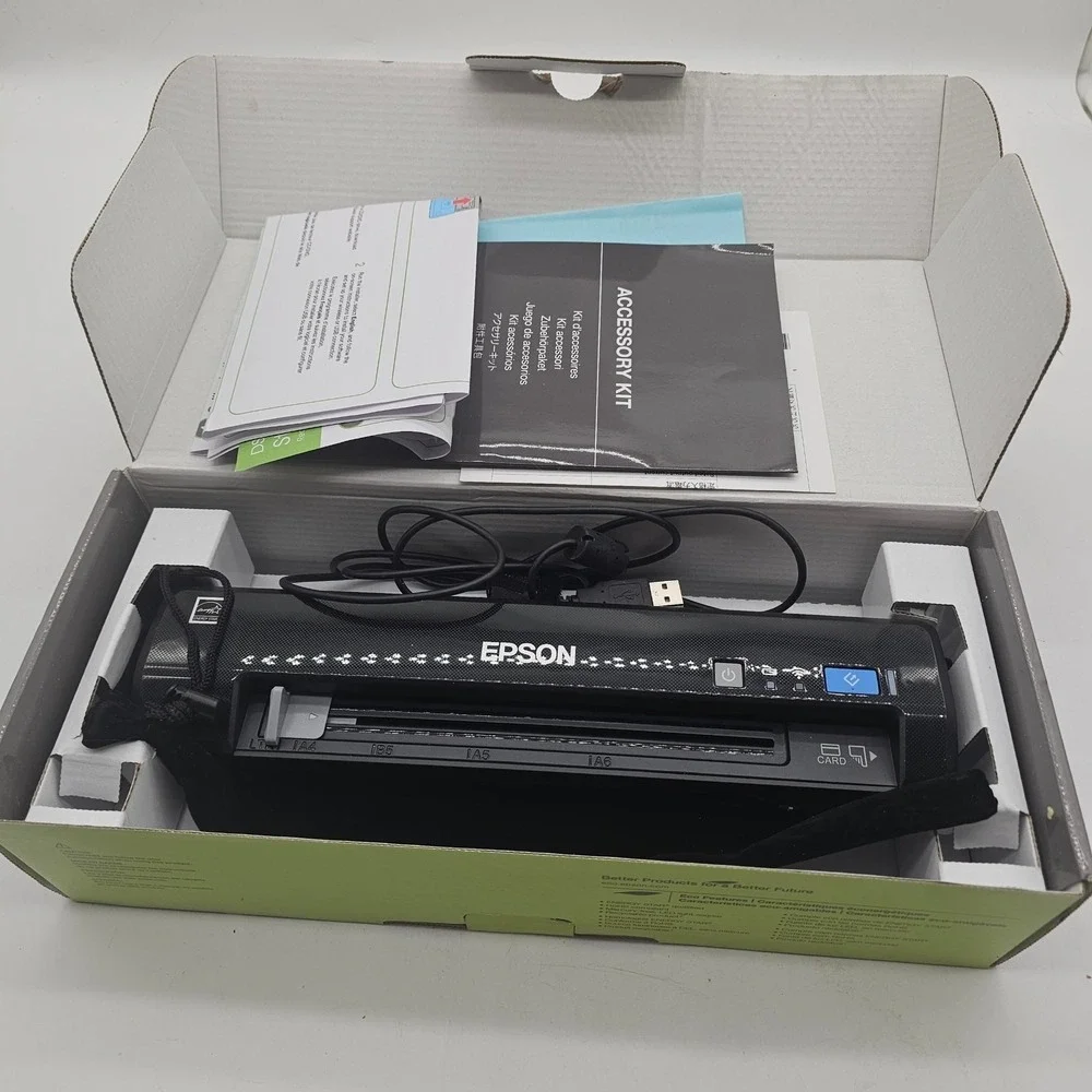 Epson WorkForce DS-40 Wireless Portable Color Document Scanner
