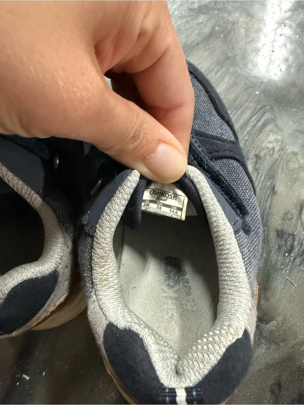 Osh Kosh Navy Blue Sneakers