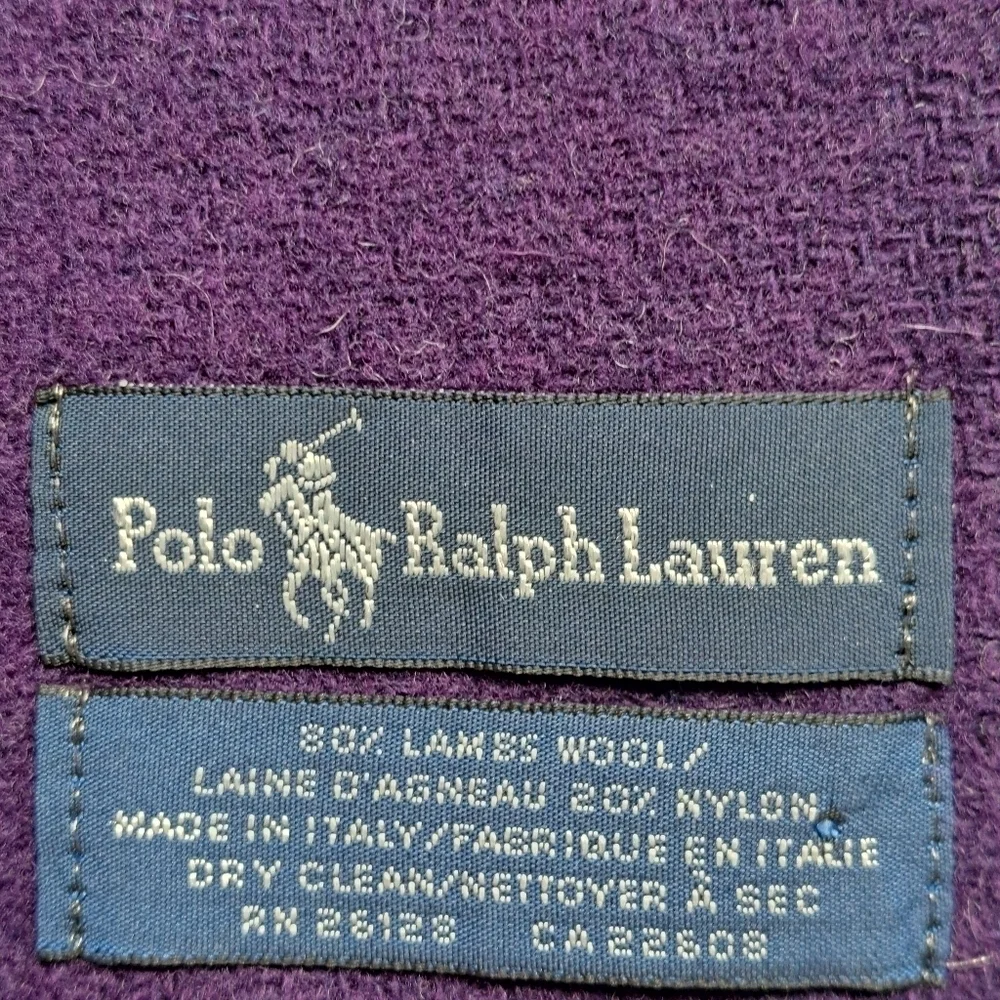 Polo Ralph Lauren Lambs Wool Men's Muffler Scarf   9.5