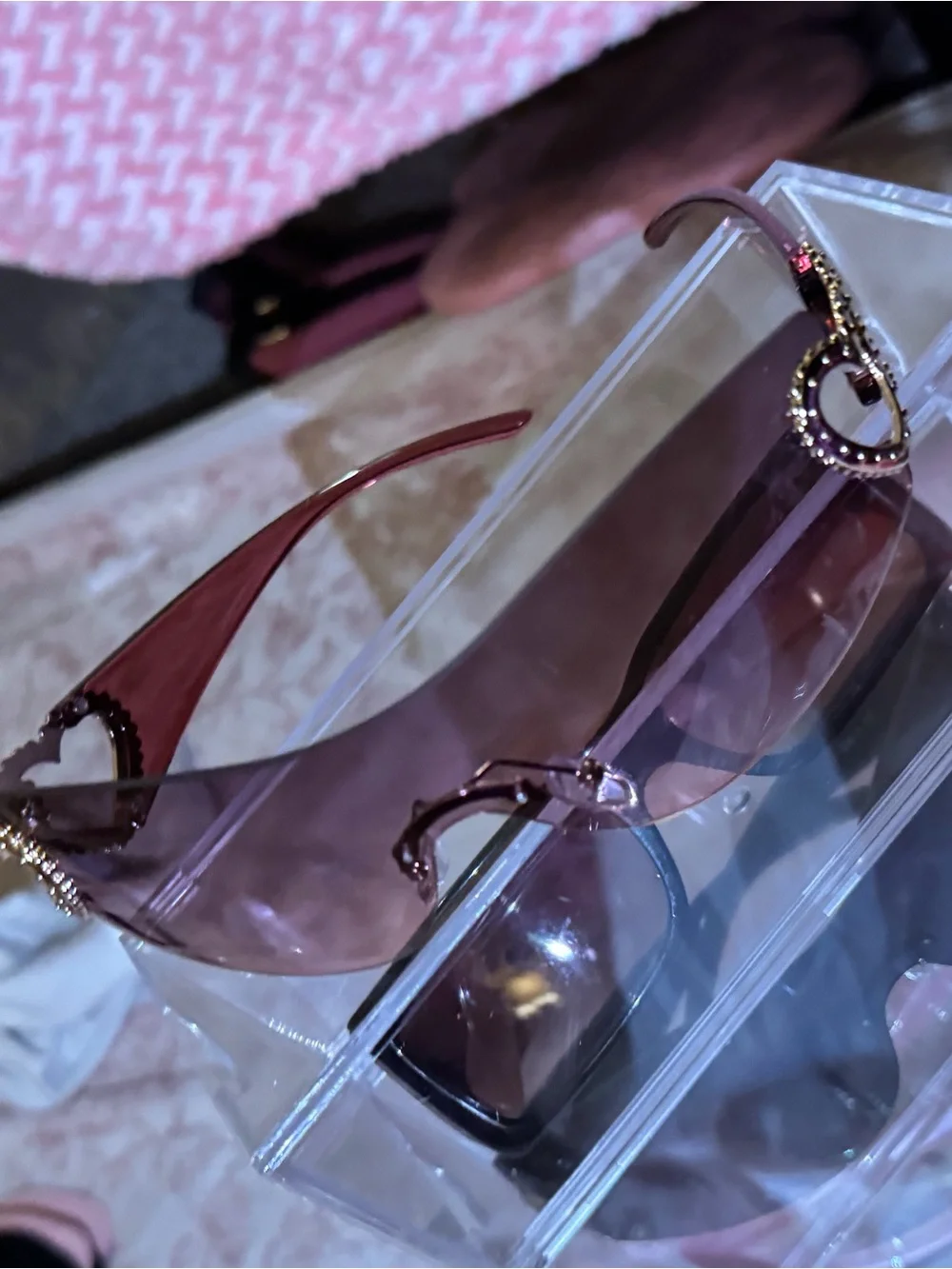 Pink Women's Sport Sunglasses - Pink Frame