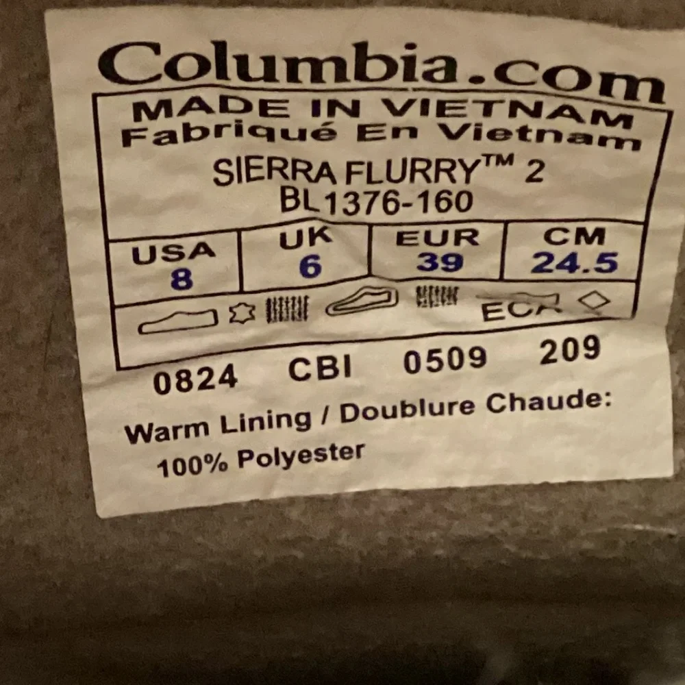 Columbia excellent sz