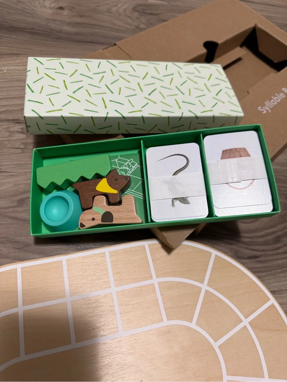 Lovevery Syllable Race Game from Reading Skills Set 1