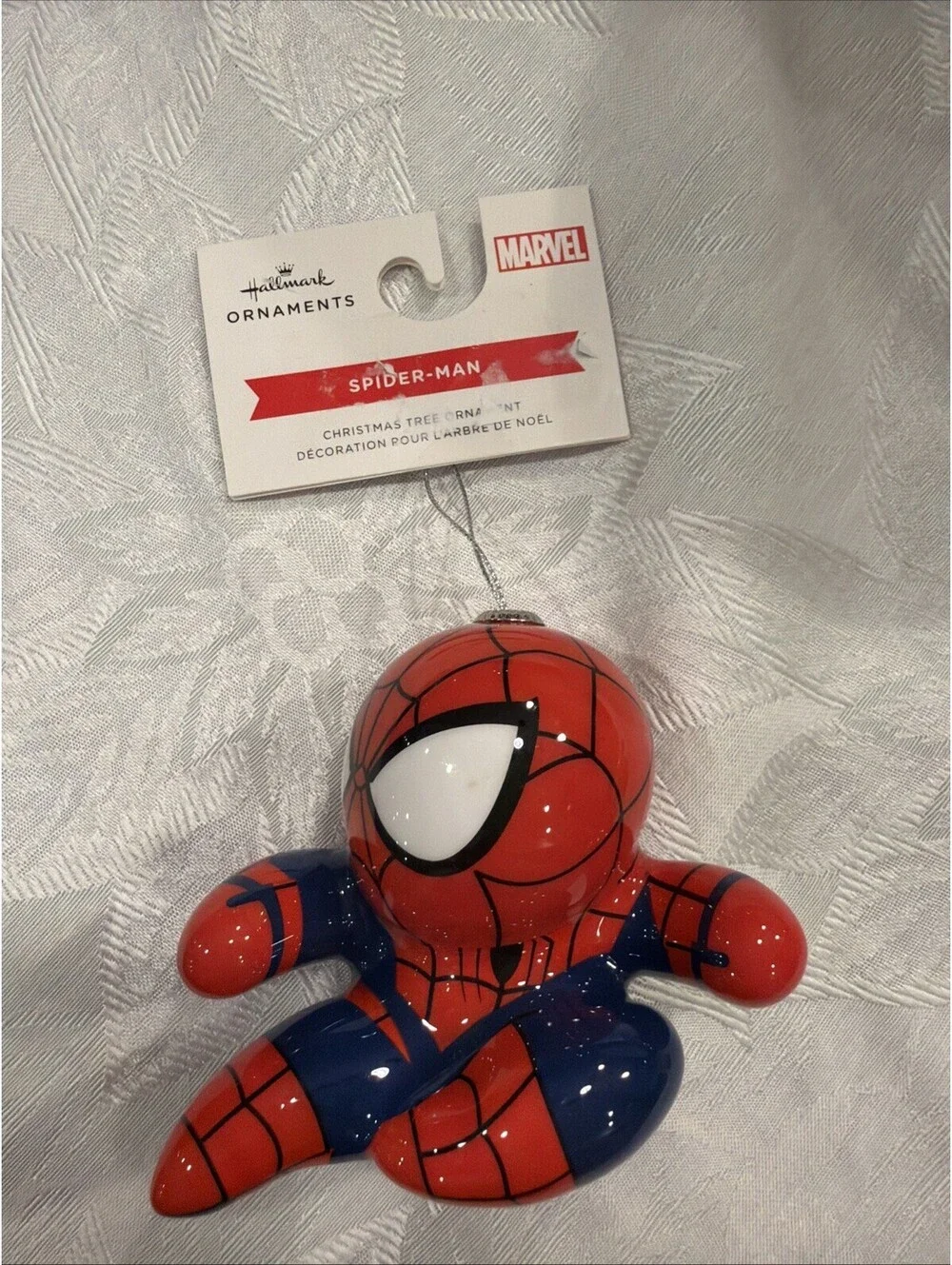 Hallmark Marvel Spider-Man Ornament Shatterproof New With Tags