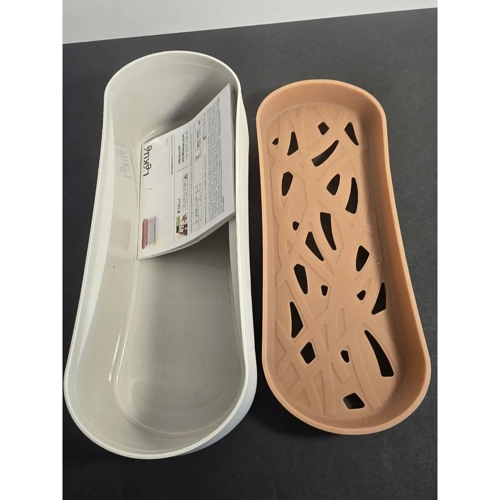 Lekue Quick Pasta Cooker Microwave Silicone‎ w/ Lid Strainer Spanish Quality NEW