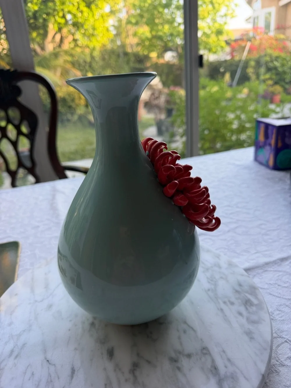 Anthropologie Chrysanthemum Vase