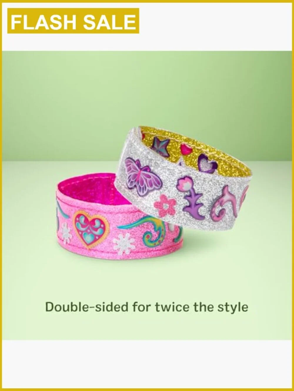 Design-Your-Own Bracelet Craft Kit with 100+ Stickers for Kids