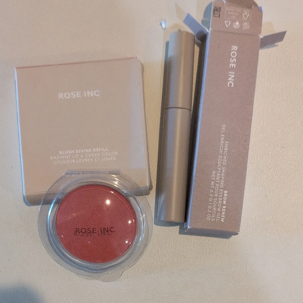 Rose Inc Radiant Lip & Cheek Set in Warm Pink and Taupe