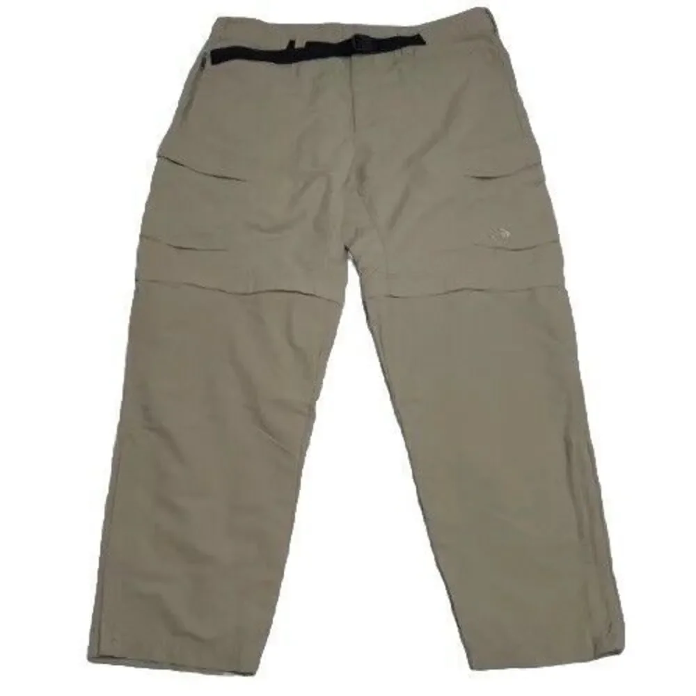 North Face Mens XL Paramount‎ Trail Convertible Pants Hiking Tan Khaki !