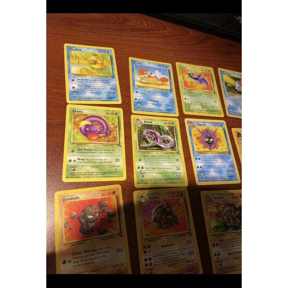15 Pokemon Cards from‎ the Fossil Collection