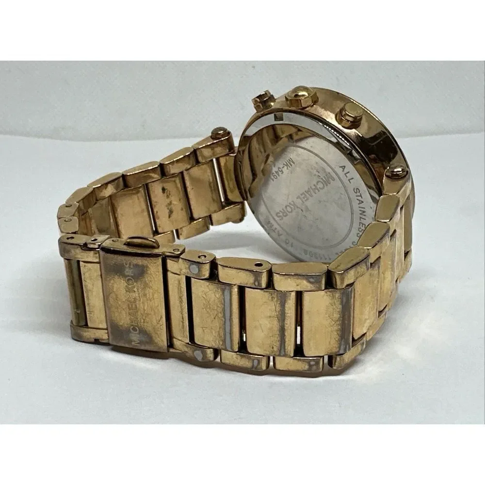 Michael Kors Parker MK5491 Women's Gold Stainless Steel Analog Dial Watch NUL32