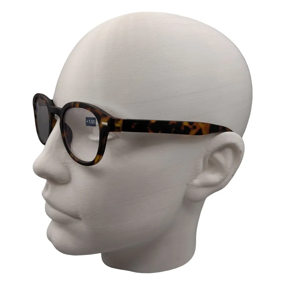 Peepers Headliner Blue Light Tortoise‎ Reading Glasses +1.00  Round Mens Womens