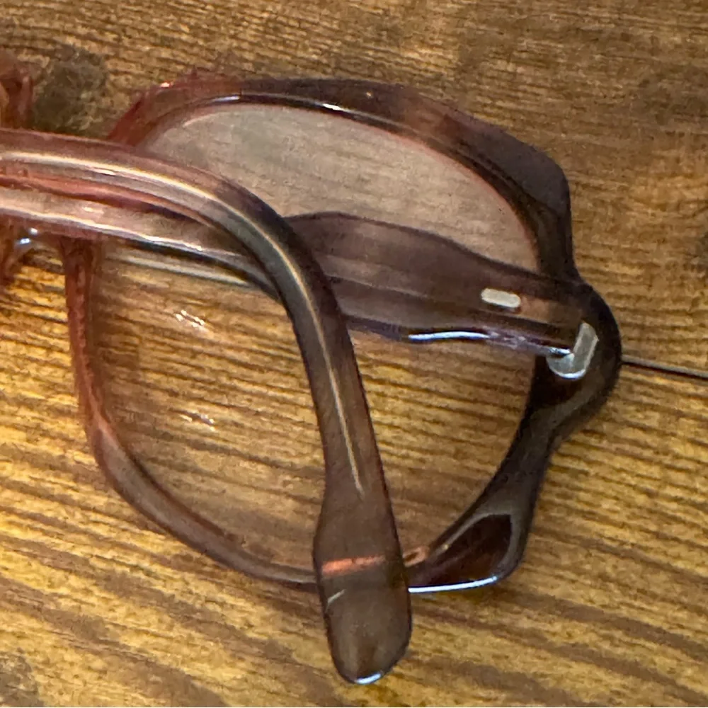 CARITA‎ Paris Lana Vintage French Eyeglass Frames Plum Brown Oversized