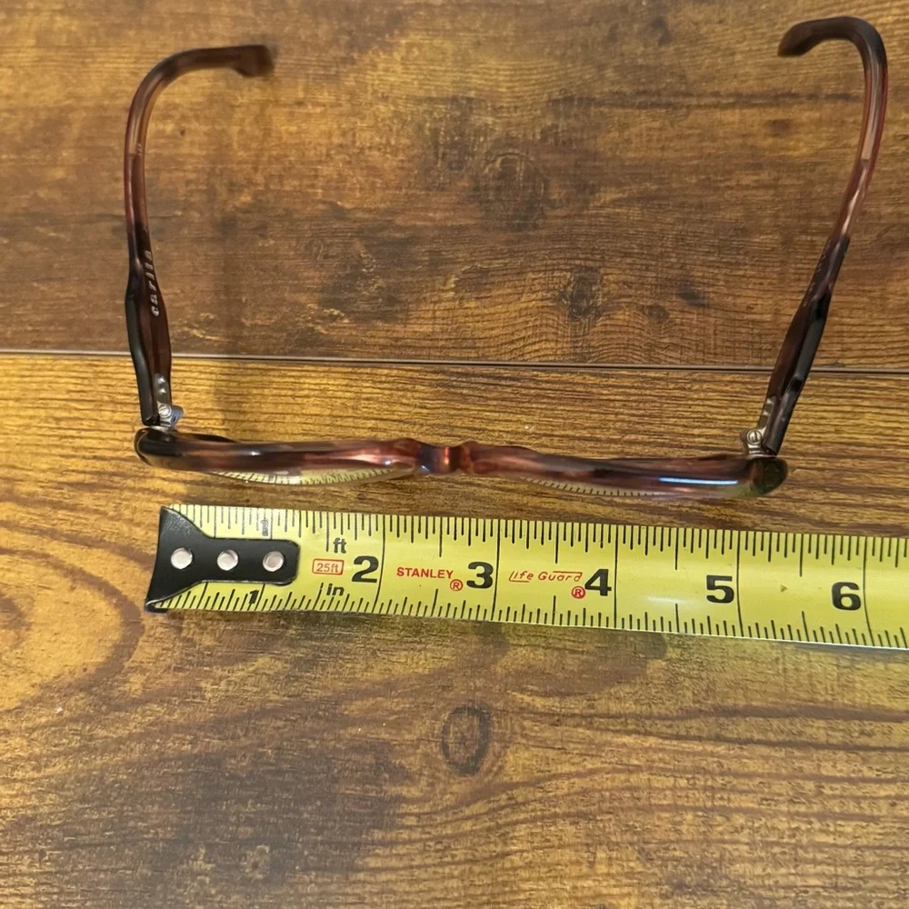 CARITA‎ Paris Lana Vintage French Eyeglass Frames Plum Brown Oversized