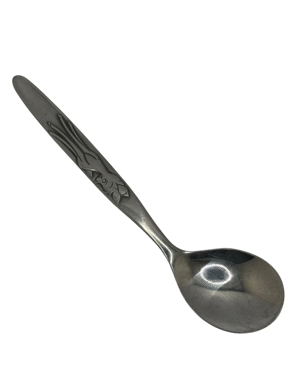 Walt Disney Productions Vintage BAMBI Curved Infant Spoon 5 1/4