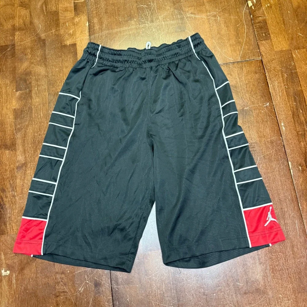 Jordan Basketball Shorts Mens Small Black Dri-FIT Mesh Athletic 896271‎ Jumpman