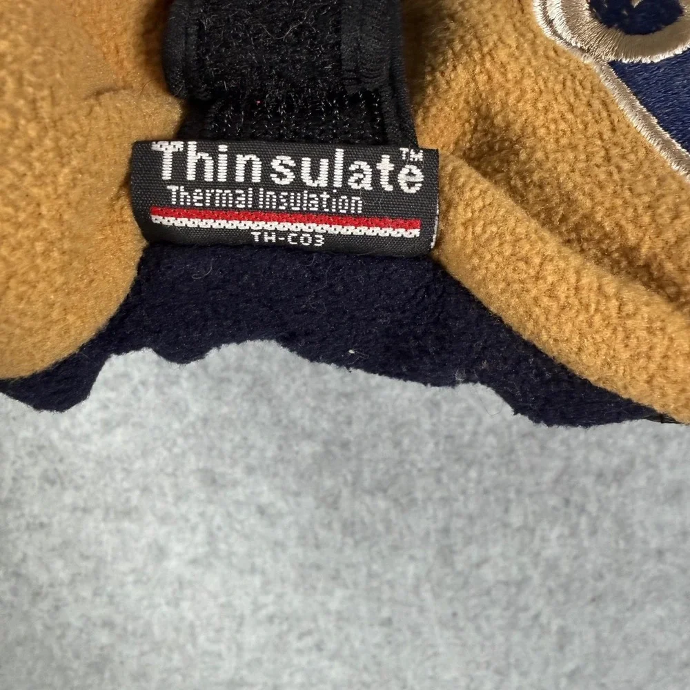 St Louis Rams NFL Youth Fleece Gloves Thinsulate Waterproof Navy Gold One Size
