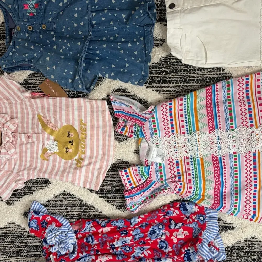 Baby Girl Clothing Set size 24mo/2t spring lot outfits and dresses DEAL!