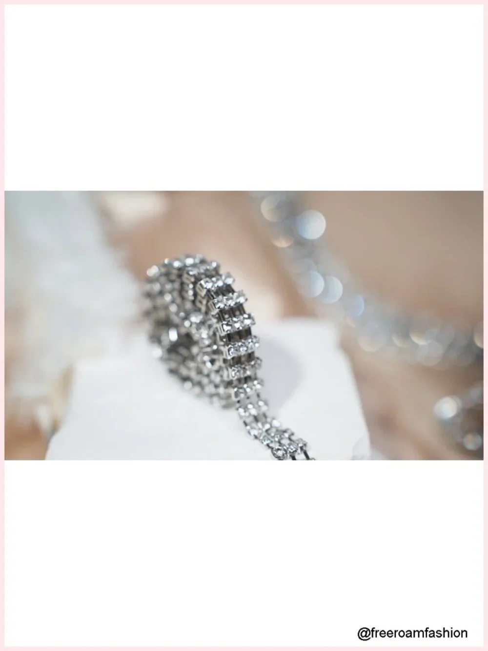 2 Pack Rhinestone Waist Belt Sparkly Crystal Diamond Wedding Belt