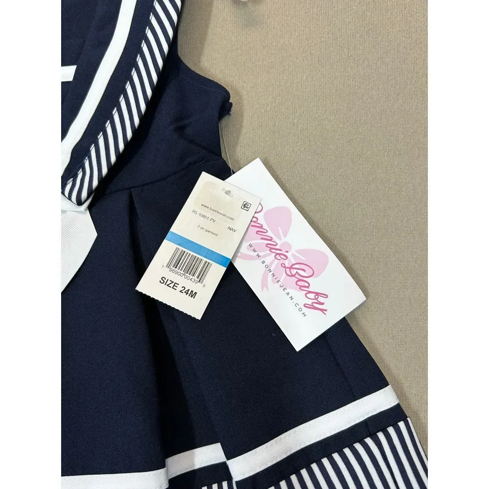 Bonnie Baby Girls‎ Nautical Top and Capris Size 24 M