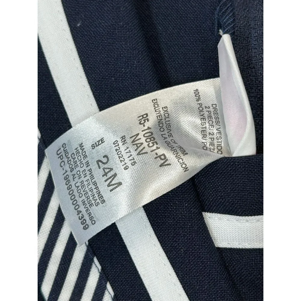 Bonnie Baby Girls‎ Nautical Top and Capris Size 24 M