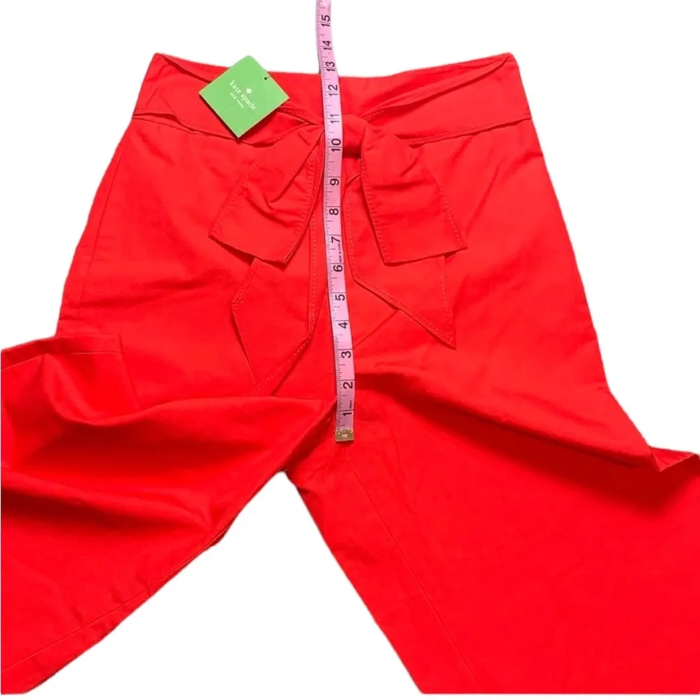 KATE SPADE: NWT Cherpeper Slub Cotton Colotte Pants - Size 00