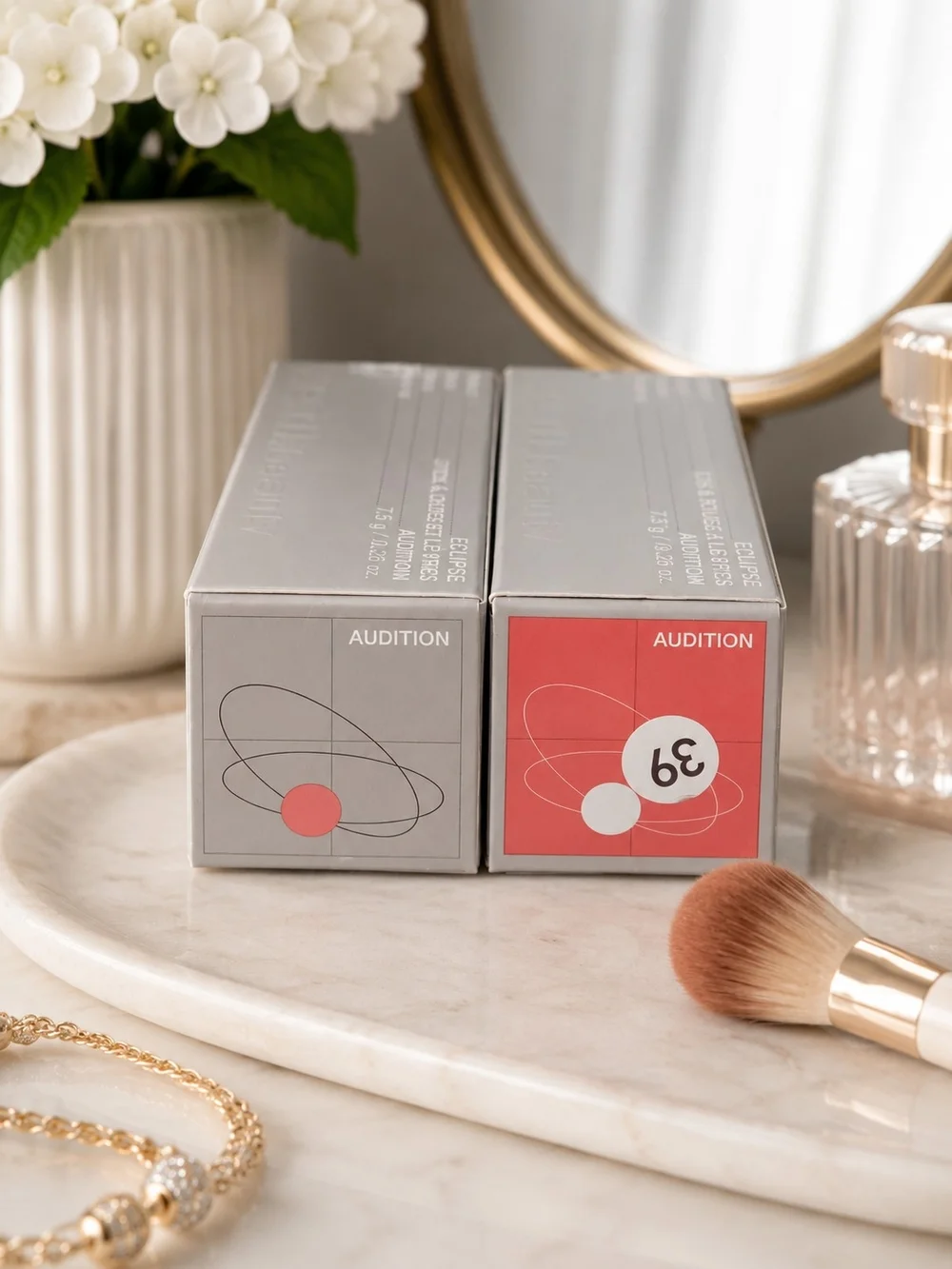 r.e.m. beauty Eclipse Cheek & Lip Stick Duo Audition Blush Lip Color Set NIB