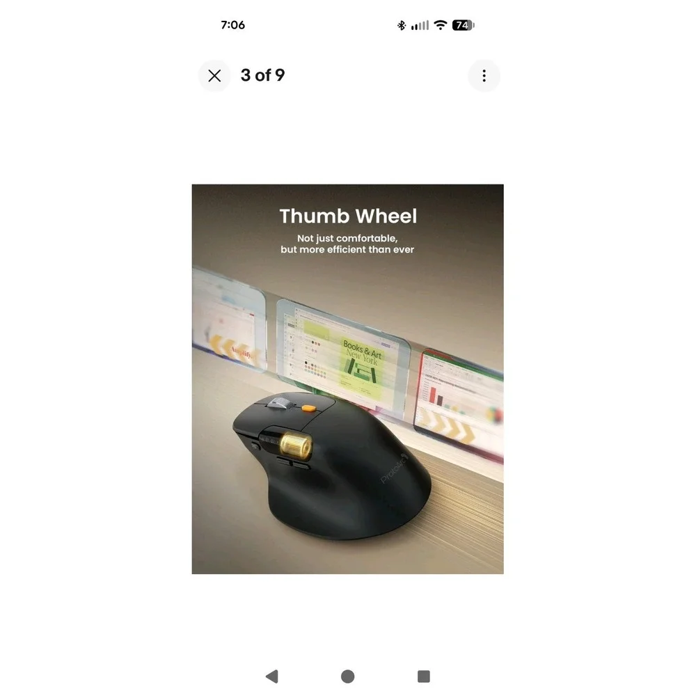 ProtoArc ergonomic bluetooth