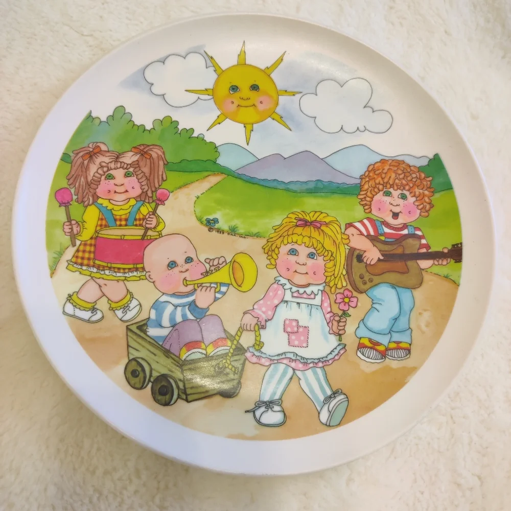 Vintage Cabbage Patch Kids Plates - great condition