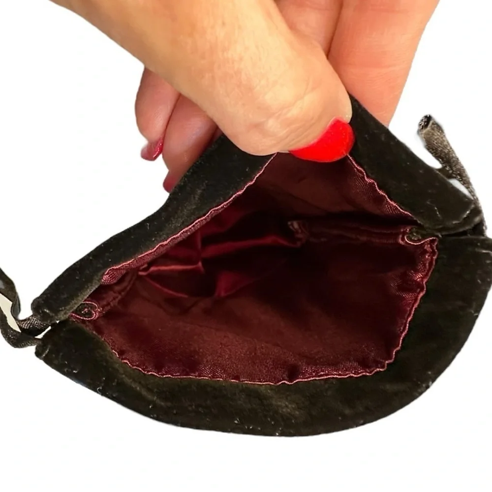 Mary Kay Velour and Satin Drawstring Cosmetic Bag - Set of 4